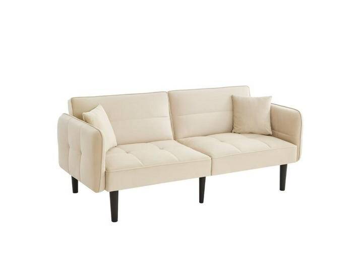 BlingBin Loungesofa Doppelsofa 2-in-1 Verstellbares Schlafsofa, Zweisitzer, 1er Set 1 Teile, mit Samtbezug, klappbaren Armlehnen & Schlaffunktion BlingBin Loungesofa Doppelsofa 2-in-1 Verstellbares Schlafsofa, Zweisitzer, 1er Set 1 Teile, mit Samtbezug, klappbaren Armlehnen & Schlaffunktion von OTTO