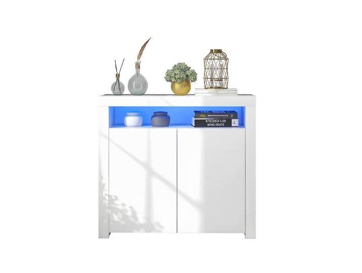 BlingBin Sideboard Kommode TV-Ständer Aufbewahrungsvitrine (1er Set, 1 St., Weiß Wohnzimmer Sideboard), Moderne Küchenzeile Schrank Buffet Holz Sideboard von OTTO