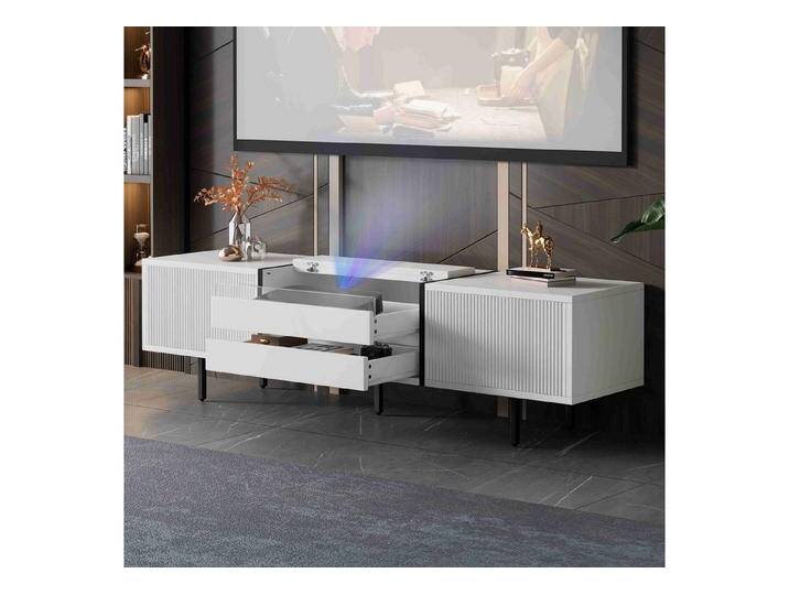 BlingBin TV-Schrank Lowboard Farbblock-Design Moderner Fernsehschrank (1-St. von OTTO