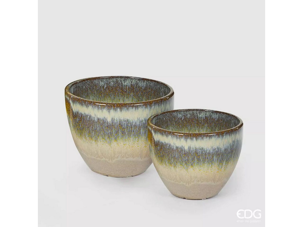enzo de gasperi Bodenvase 2er-Set Bodenvase / Übertopf mit Batikeffekt frostsicher H 28 + 23 cm enzo de gasperi Bodenvase 2er-Set Bodenvase / Übertopf mit Batikeffekt frostsicher H 28 + 23 cm von enzo de gasperi