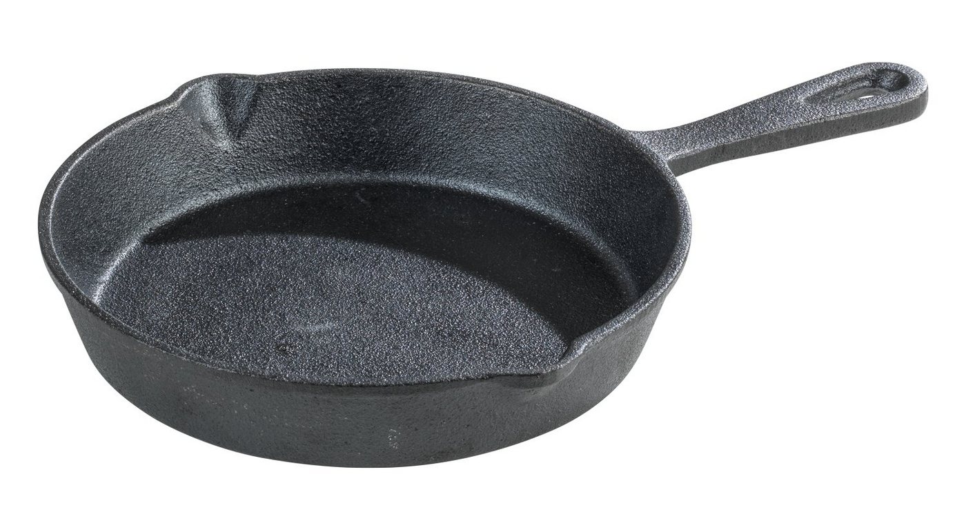 Bratpfanne CAST, Ø 15 cm, Schwarz, Gusseisen, mit 2 Ausgießnasen Bratpfanne CAST, Ø 15 cm, Schwarz, Gusseisen, mit 2 Ausgießnasen von OTTO