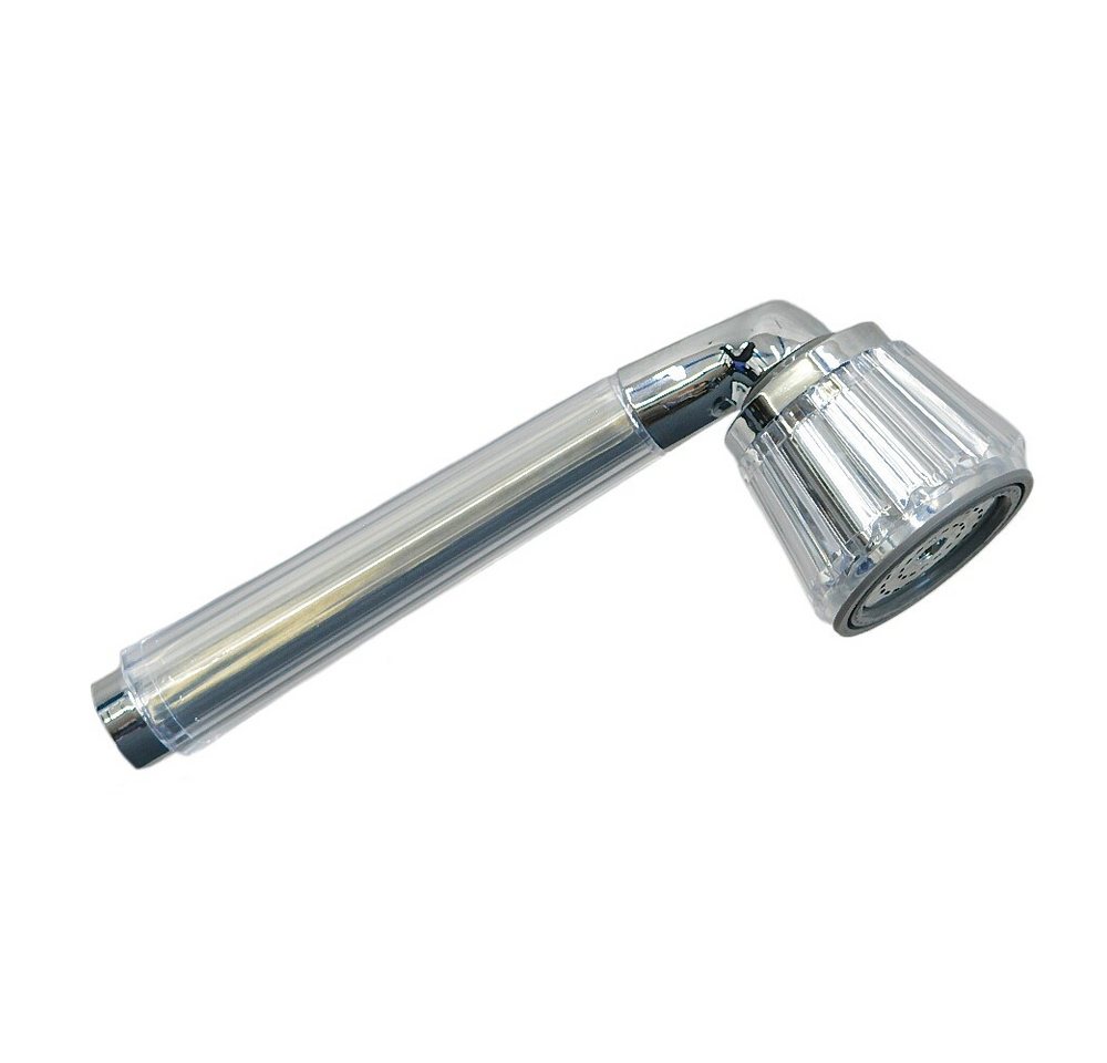 Brausegarnitur Handbrause Kristall, 1/2" Anschluss verchromt/transparent, 2 (hart>wei von OTTO
