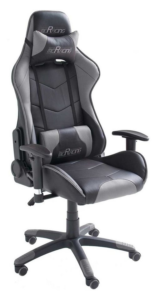 Bürostuhl Gaming-Sessel, MCRACING, Grau, B 69 cm von OTTO