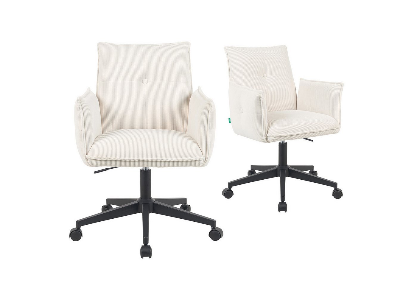 DUBI Möbel Bürostuhl Mika-Malu 2er-Set, 2er-Set von DUBI Möbel