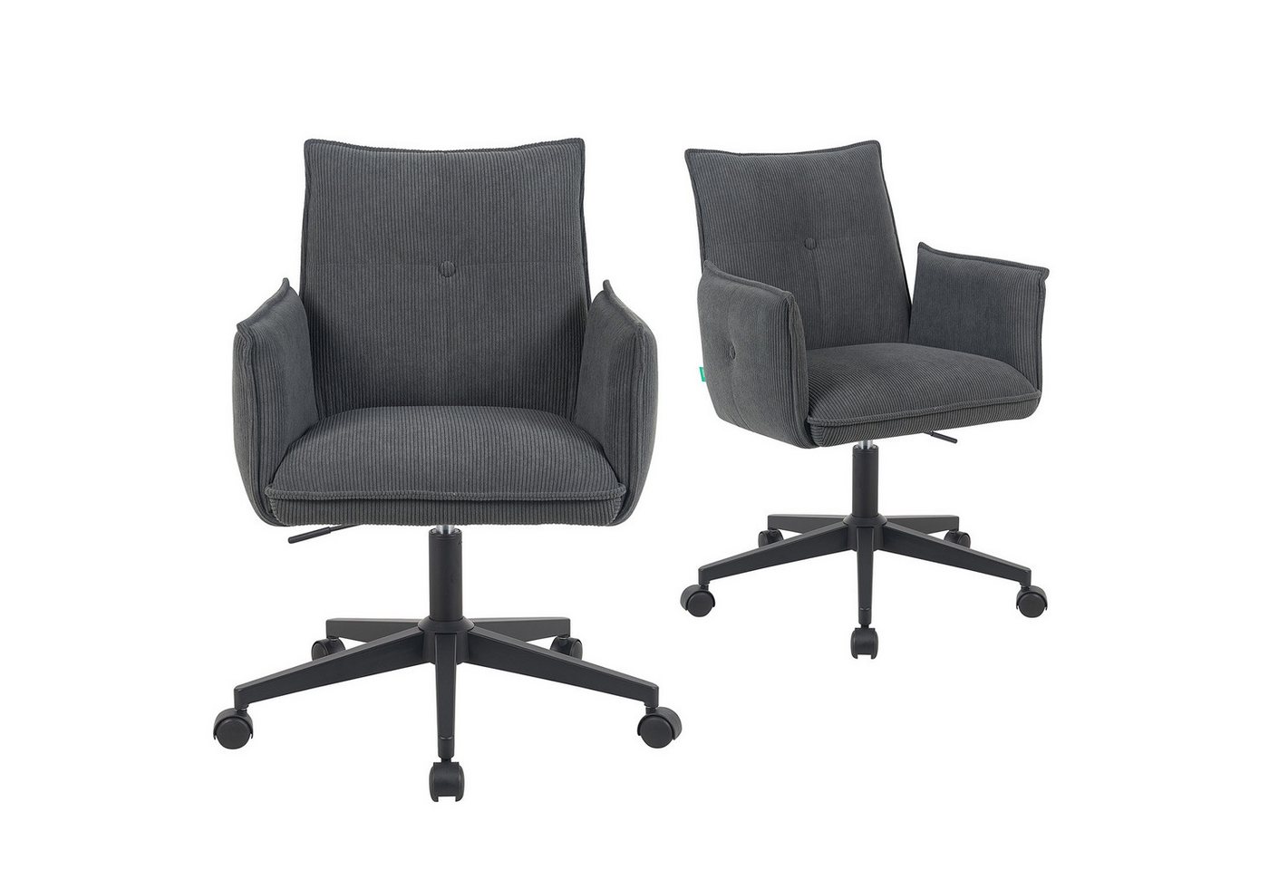 DUBI Möbel Bürostuhl Mika-Malu 2er-Set, 2er-Set von DUBI Möbel