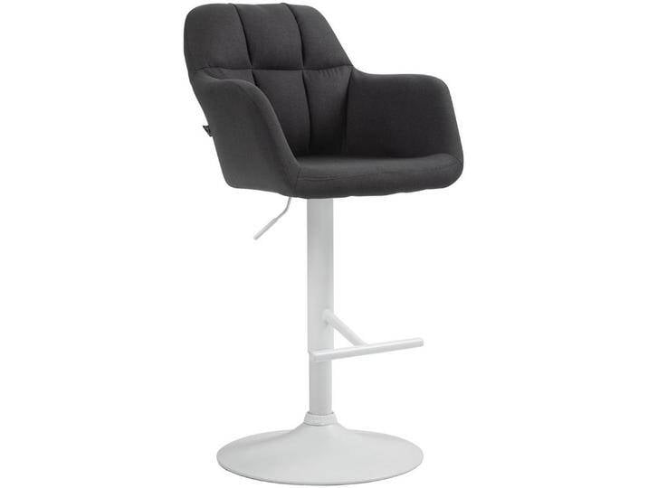 CLP Barhocker Natoma Stoff, mit Fußstütze höhenverstellbar, schwarz, Metall matt weiss, schwarz CLP Barhocker Natoma Stoff, mit Fußstütze höhenverstellbar, schwarz, Metall matt weiss, schwarz von OTTO