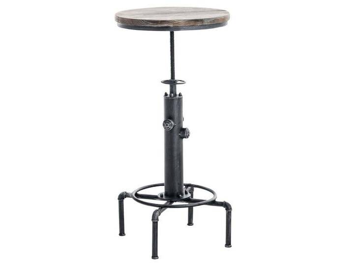 CLP Bartisch Lumos, Holz, höhenverstellbar, silberfarben, antik silber CLP Bartisch Lumos, Holz, höhenverstellbar, silberfarben, antik silber von OTTO