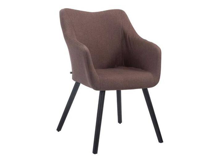 CLP Esszimmerstuhl McCoy V2 Stoff, mit Armlehne, braun, schwarz, braun von OTTO