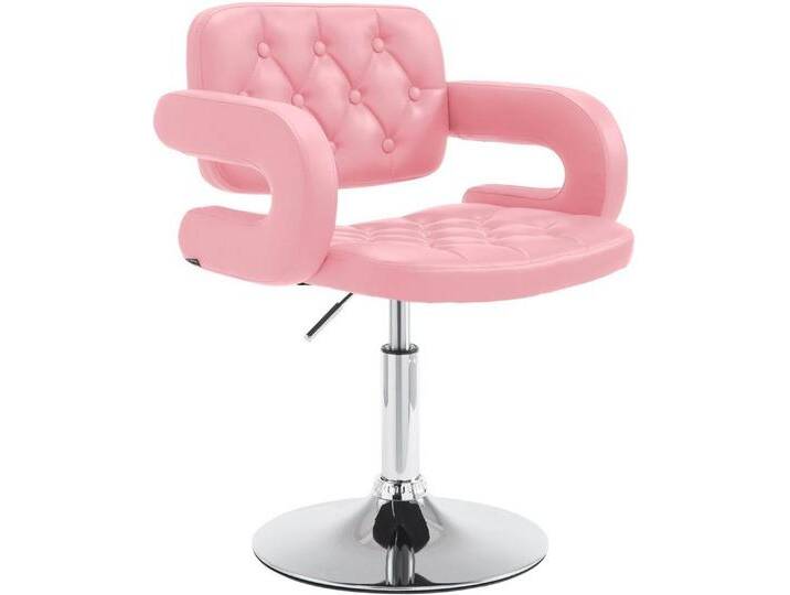CLP Loungesessel Dublin, Kunstleder-Bezug, drehbar, höhenverstellbar, rosa, pink CLP Loungesessel Dublin, Kunstleder-Bezug, drehbar, höhenverstellbar, rosa, pink von OTTO