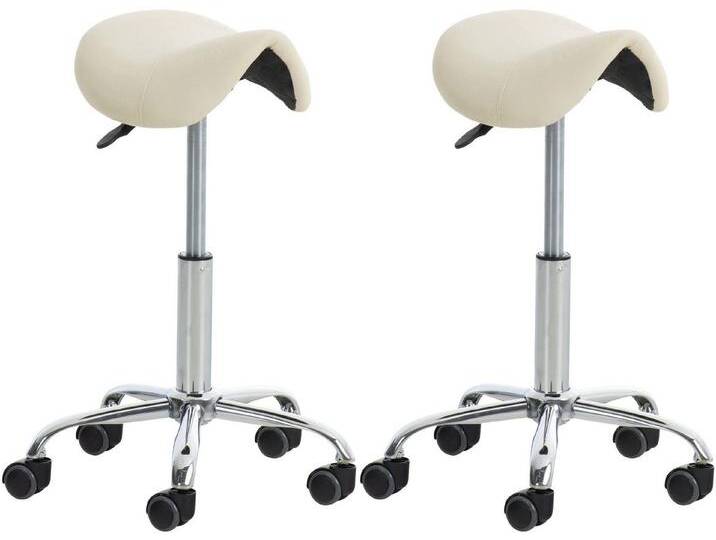 CLP Stuhl 2er Set Arbeitshocker Reno Kunstleder von OTTO