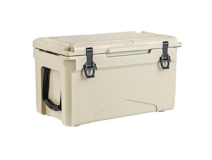 COSTWAY Thermobehälter, LLDPE, (1-tlg), 28L Kühlbox, mit Flaschenöffner & Getränkehalter, braun, Hellbraun von OTTO