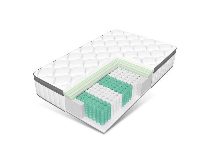 Cabiano Taschenfederkernmatratze Matratze 90*200 cm, 7-Zonen Federkernmatratze mit Spannbettlaken, 25 cm hoch, (Atmungsaktiv und stützend Cabiano Taschenfederkernmatratze Matratze 90*200 cm, 7-Zonen Federkernmatratze mit Spannbettlaken, 25 cm hoch, (Atmungsaktiv und stützend von OTTO