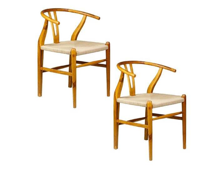 Casa Moro Esszimmerstuhl Armlehnstuhl aus Massivholz Farbe Walnuss (einzigartiges Holz Stuhl Design), auch als 2er 4er 6er Set Esszimmer Stühle, braun von OTTO