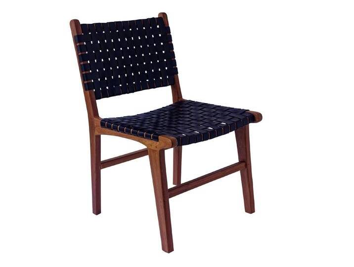 Casa Moro Esszimmerstuhl Essstuhl Leder Schwarz Stuhl Esszimmerstühle Holz Walnuss (Lederstuhl Holzstuhl Esszimmer Stuhl), Echtleder Stuhl auch 2er, 4er & 6er Set Esszimmerstühle von OTTO