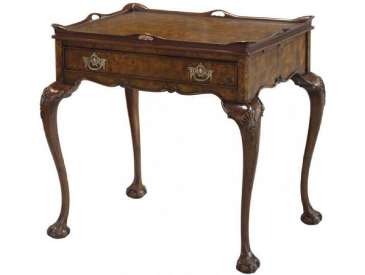 Casa Padrino Beistelltisch Luxus Jugendstil Beistelltisch mit Schublade und abnehmbarem Tablett Braun 78 x 57 x H. 78 cm - Eleganter Teetisch - Barock & Jugendstil Möbel - Luxus Qualität Casa Padrino Beistelltisch Luxus Jugendstil Beistelltisch mit Schublade und abnehmbarem Tablett Braun 78 x 57 x H. 78 cm - Eleganter Teetisch - Barock & Jugendstil Möbel - Luxus Qualität von OTTO