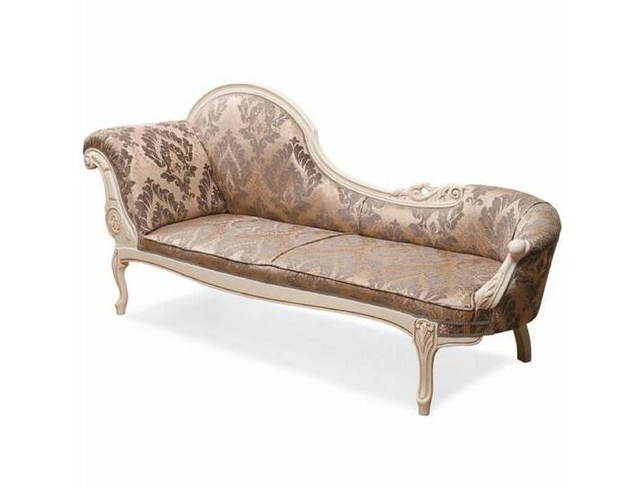 Casa Padrino Chaiselongue Luxus Barock Chaiselongue Braun / Creme - Barock Möbel Casa Padrino Chaiselongue Luxus Barock Chaiselongue Braun / Creme - Barock Möbel von OTTO