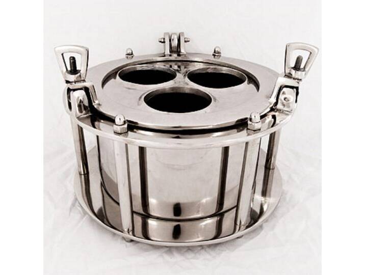 Casa Padrino Dekoobjekt Designer Flaschenständer Durchmesser 32 x H 16 cm - Luxus Qualität von OTTO