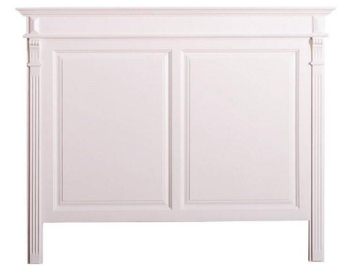 Casa Padrino Holzbett Massivholz Bett-Kopfteil Weiß 160 x H. 126 cm - Schlafzimmermöbel im Landhausstil Casa Padrino Holzbett Massivholz Bett-Kopfteil Weiß 160 x H. 126 cm - Schlafzimmermöbel im Landhausstil von OTTO