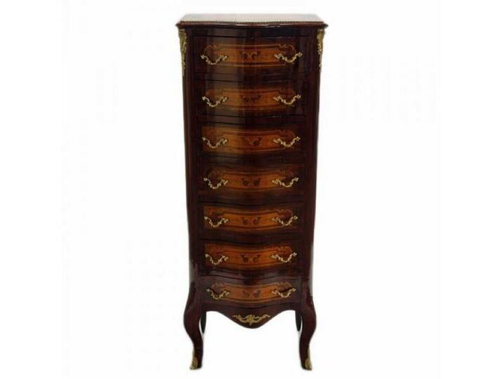 Casa Padrino Kommode Barock Kommode mit 7 Schubladen Model - Mahagoni von OTTO