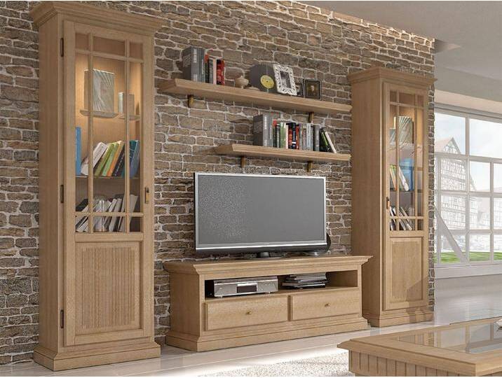 Casamia Schranksystem Wohnwand Wohnzimmer Schrank Set Duett Vitrinen TV Schrank Bücherregale, ohne Beleuchtung, Pinie karamell Casamia Schranksystem Wohnwand Wohnzimmer Schrank Set Duett Vitrinen TV Schrank Bücherregale, ohne Beleuchtung, Pinie karamell von OTTO
