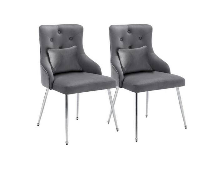 Celya Esszimmersessel 2er Set Esszimmerstuhl,Gepolsterter Sessel,Moderner Loungesessel, grau, grau von OTTO