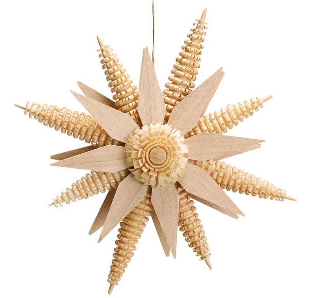 Christbaumschmuck Christbaumschmuck mit Ringelbäumchen & Kieferblätter Natur Ø 15cm von OTTO