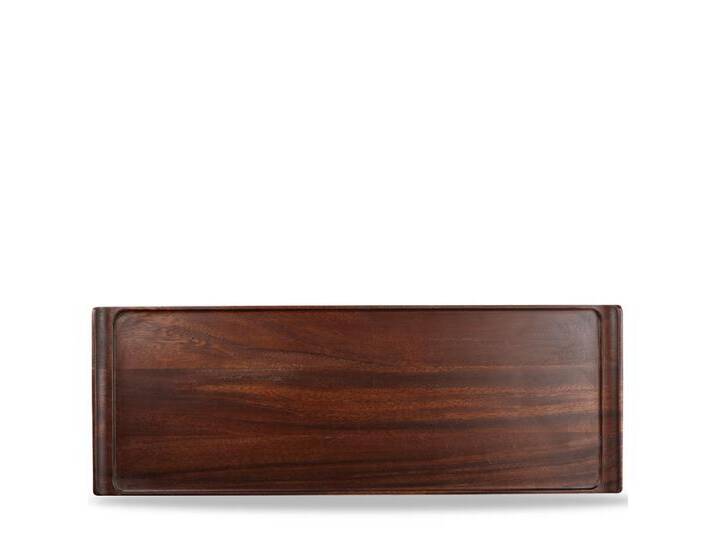 Churchill Tablett Alchemy Buffet Trays & Covers - Holztablett 58x20cm, 4, Holz, braun von OTTO