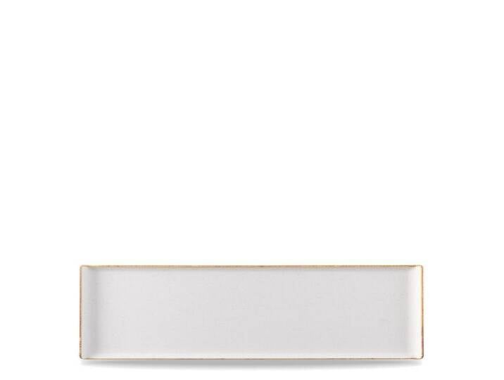 Churchill Tablett Stonecast Melamin Rechteckiges Tablett 56x15.3cm, 4 Stück, Melamin, weiß von OTTO