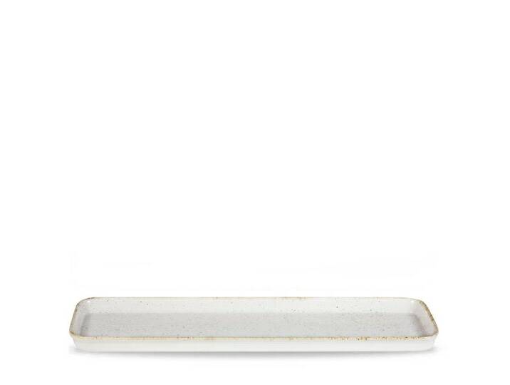 Churchill Tablett Super Vitrified Stonecast Hints Barley White GN2/4 Tablett, Porzellan, weiß von OTTO