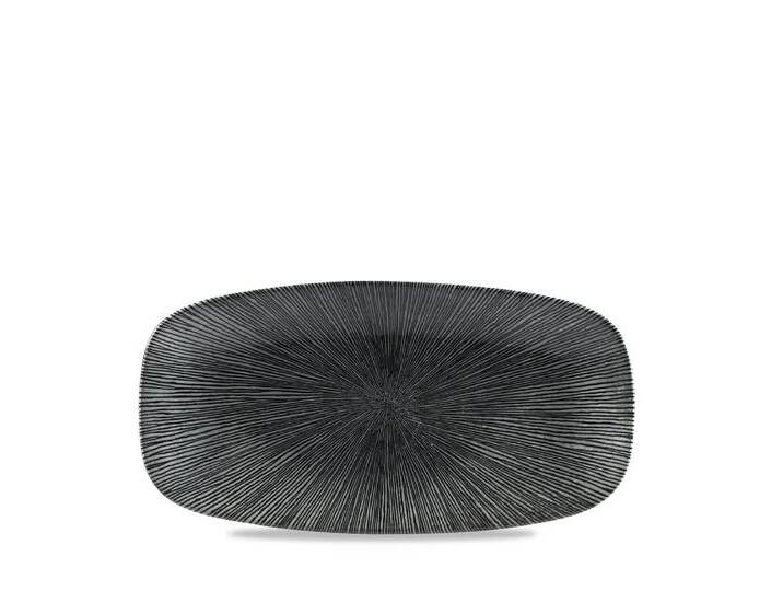 Churchill Tablett Super Vitrified Studio Prints Agano Black Chefs Oblong, Porzellan, schwarz Churchill Tablett Super Vitrified Studio Prints Agano Black Chefs Oblong, Porzellan, schwarz von OTTO