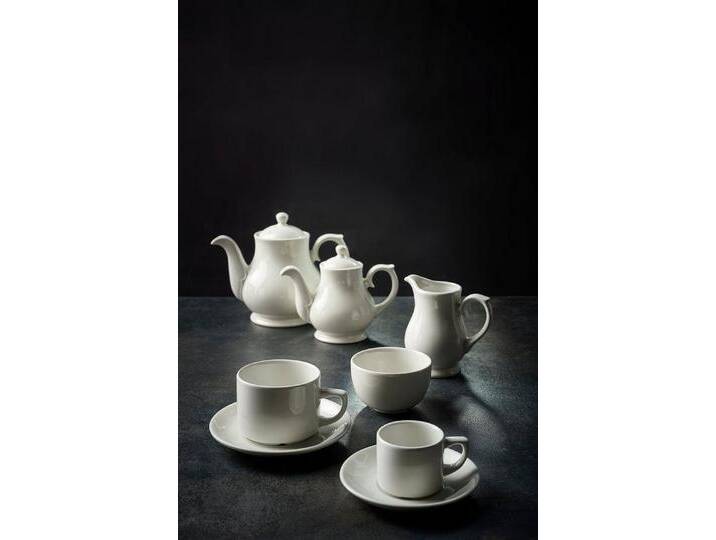 Churchill Teller Super Vitrified Sandringham Vase 12,7cm, 6 Stück, Weiß, Rund, weiß von OTTO