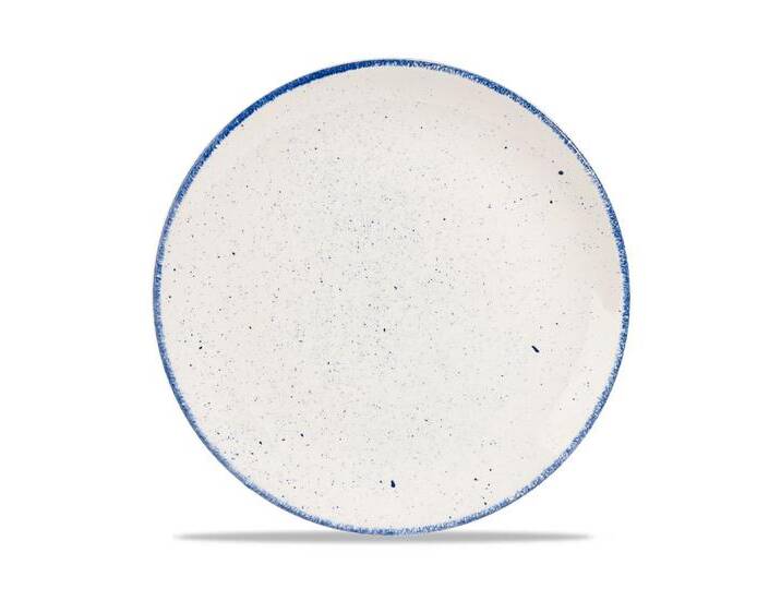 Churchill Teller Super Vitrified Stonecast Hints Indigo Flache Coup Teller, blau von OTTO