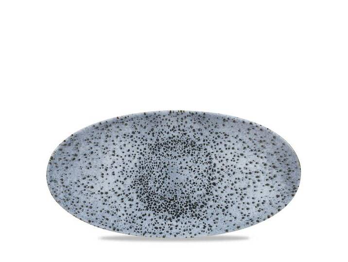 Churchill Teller Super Vitrified Studio Prints Mineral Blue Oval Chefs Platte, blau von OTTO