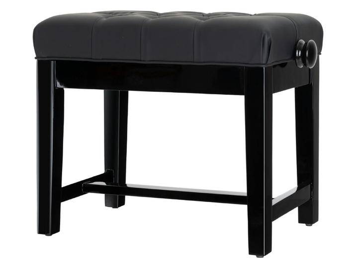 Classic Cantabile Klavierbank Pianobank Modell X - Höhenverstellbar von 48,5 - 56 cm (Hochwertiger Klavierhocker, 1-St., Sitzfläche im Chesterfield-Stil: 57 x 34 cm), 4-fache Kreuz-Mechanik von OTTO