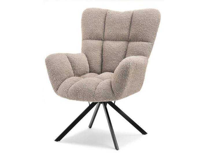 Compleo Drehsessel Moderner Drehstuhl für das Wohnzimmer KIRS, bequem, beige, Beige Boucle von OTTO