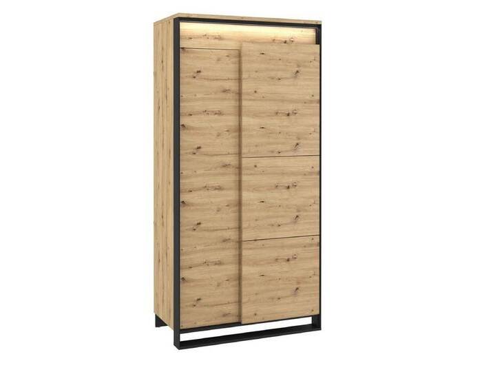 Compleo Kleiderschrank LIMA Push to open Funktion, LED-Beleuchtung, 2-Drehtüren, schwarz Compleo Kleiderschrank LIMA Push to open Funktion, LED-Beleuchtung, 2-Drehtüren, schwarz von OTTO