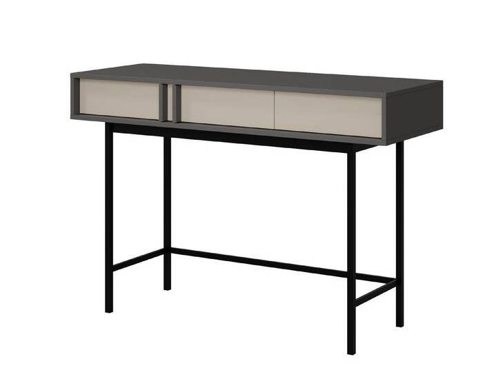 Compleo Konsolentisch mit 2 Schubladen MALTS, Elegant design, Schminktisch modern, beige, Beige/Anthrazit Compleo Konsolentisch mit 2 Schubladen MALTS, Elegant design, Schminktisch modern, beige, Beige/Anthrazit von OTTO