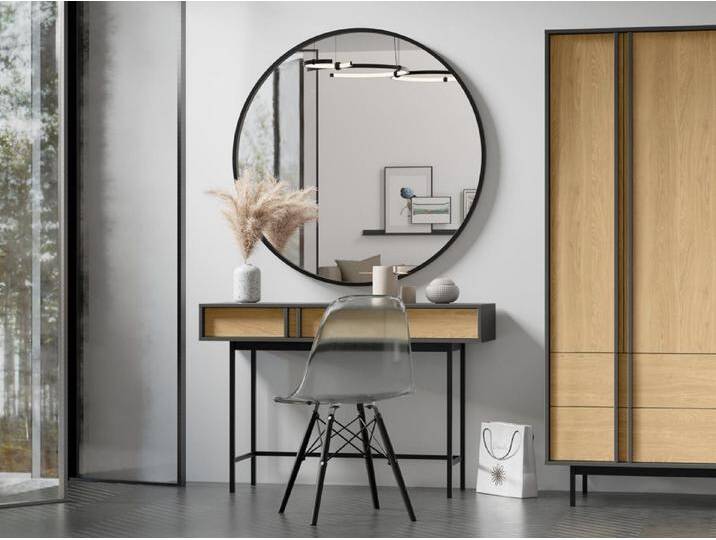 Compleo Konsolentisch mit 2 Schubladen MALTS, Elegant design, Schminktisch modern, braun, Eiche geölte/ Anthrazit Compleo Konsolentisch mit 2 Schubladen MALTS, Elegant design, Schminktisch modern, braun, Eiche geölte/ Anthrazit von OTTO