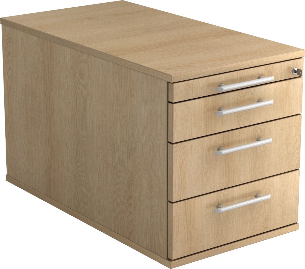 HAMMERBACHER Container Rollcontainer 80cm 3 Schub Schloss Relinggriff Eiche HAMMERBACHER Container Rollcontainer 80cm 3 Schub Schloss Relinggriff Eiche von HAMMERBACHER