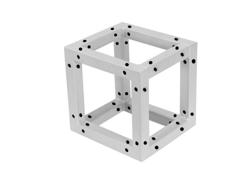 DECOTRUSS Rahmentraverse DECOTRUSS Quad Corner Block sil von DECOTRUSS