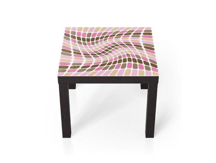 DEQORI Couchtisch 'Ätherische Harmonie', Glas Beistelltisch Glastisch modern, rosa schwarz, Schwarz DEQORI Couchtisch 'Ätherische Harmonie', Glas Beistelltisch Glastisch modern, rosa schwarz, Schwarz von OTTO
