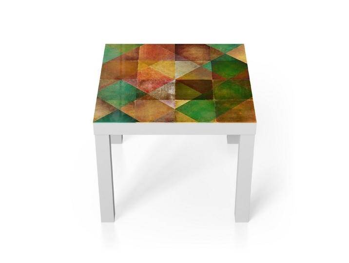 DEQORI Couchtisch 'Erdiges Mosaikspiel', Glas Beistelltisch Glastisch modern, weiß, Weiß DEQORI Couchtisch 'Erdiges Mosaikspiel', Glas Beistelltisch Glastisch modern, weiß, Weiß von OTTO