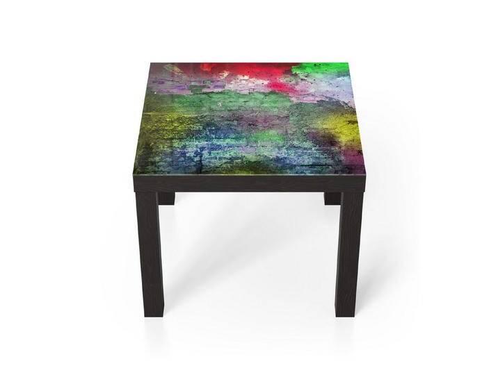 DEQORI Couchtisch 'Farbenfrohes Mauerwerk', Glas Beistelltisch Glastisch modern, schwarz, Schwarz DEQORI Couchtisch 'Farbenfrohes Mauerwerk', Glas Beistelltisch Glastisch modern, schwarz, Schwarz von OTTO