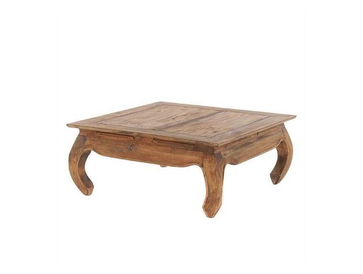 DESIGN DELIGHTS Beistelltisch VINTAGE OPIUMTISCH 80x35cm(LxH) braun Beistelltisch Couchtisch Altholz, braun von OTTO