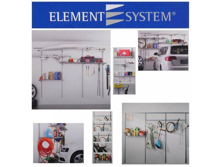 DIY Element System Regal Regalsystem für Garage Modular Plus Basic Kit + Storage Set 1 + Storag von OTTO