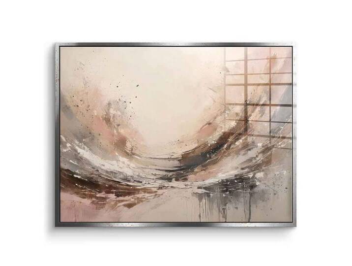 DOTCOMCANVAS® Acrylglasbild Rhythms of Nature - Acrylglas, Acrylglasbild Rhythms of Nature Kunstdruck Wandbild, silberfarben, 40 X 30 CM von OTTO