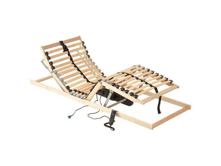 DOTMALL Lattenrost Elektrischer Lattenrost 28 Leisten 7 Zonen 90x200 cm, grau schwarz von OTTO