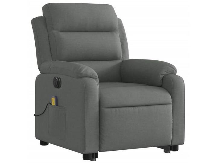 DOTMALL Massagesessel Elektrischer Massagesessel mit Aufstehhilfe Dunkelgrau Stoff, grau von OTTO