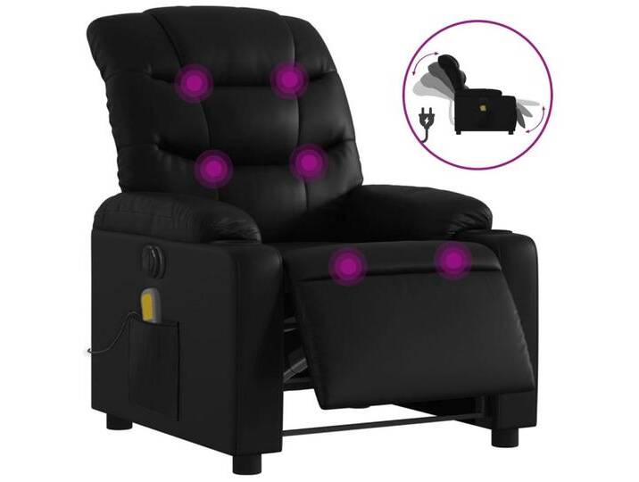 DOTMALL Massagesessel Massagesessel Elektrisch Schwarz Kunstleder, schwarz von OTTO