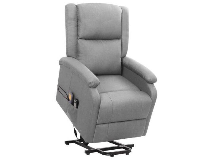 DOTMALL Massagesessel Massagesessel mit Aufstehhilfe Hellgrau Stoff, grau von OTTO
